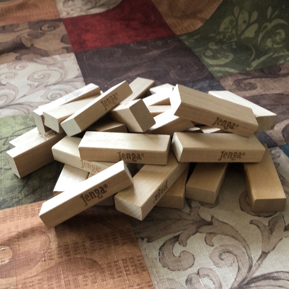 🛍️5/$20🛍️EUC Jenga Wooden Block Game.